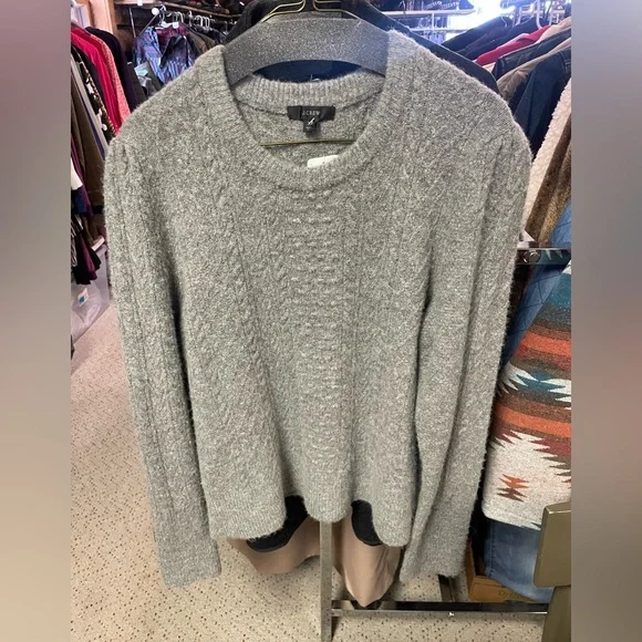 🩶J.Crew XL Merino Wool, Alpaca Sweater - Picture 1 of 4